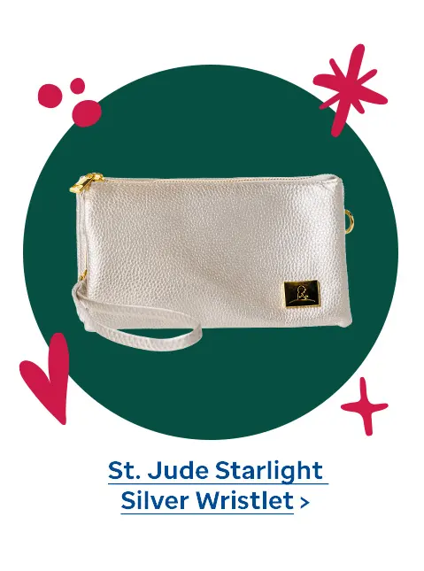 St. Jude Starlight Silver Wristlet